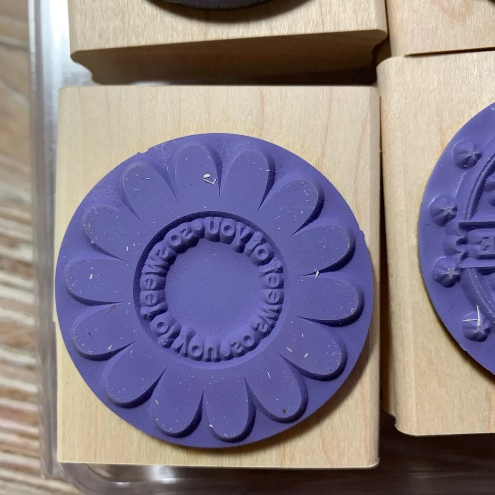 NIB Stampin Up So many Scallops stamps card making. Copy